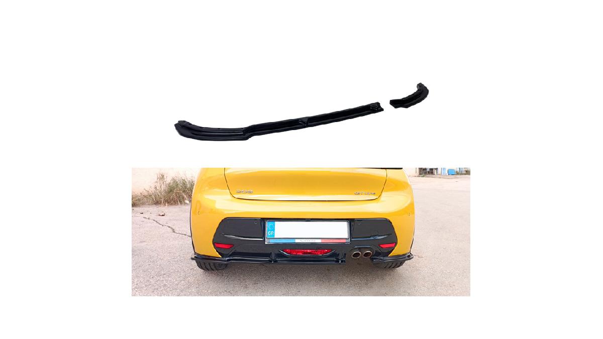 Jupe+arri%C3%A8re+%28Diffuser%29+V.2+sur+mesure+pour+Peugeot+208+II+2019-+%28ABS+Noir+Luisant%29